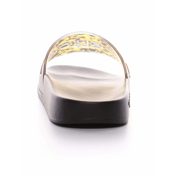 Givenchy Marble Effect Black Yellow Logo Slide On Pool Sandal Flip Flop Flat 35 - Picture 10 of 12